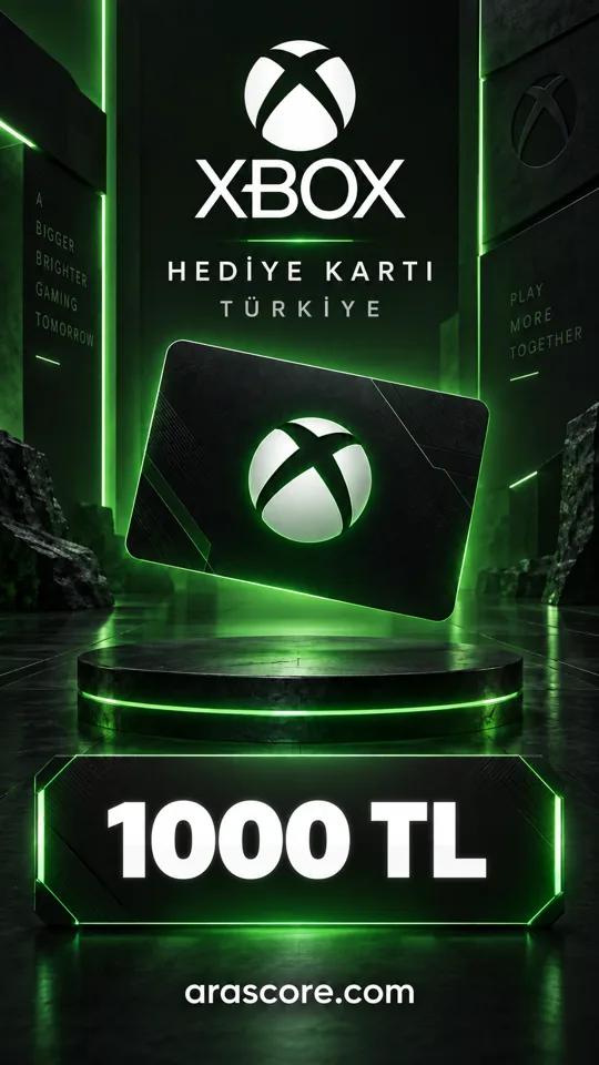 Xbox Hediye Kart 1000 TRY