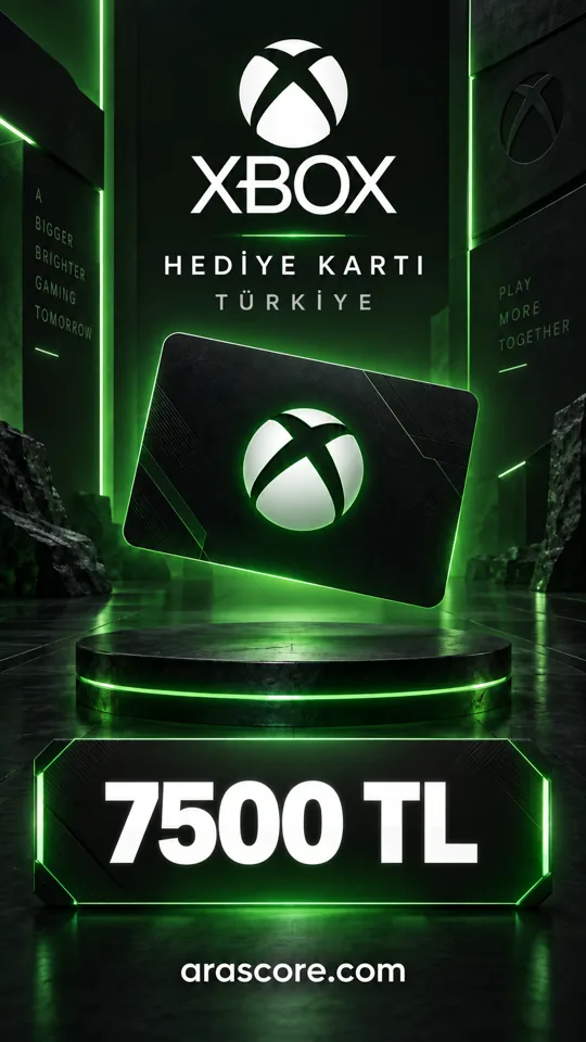 Xbox Hediye Kart 7500 TRY