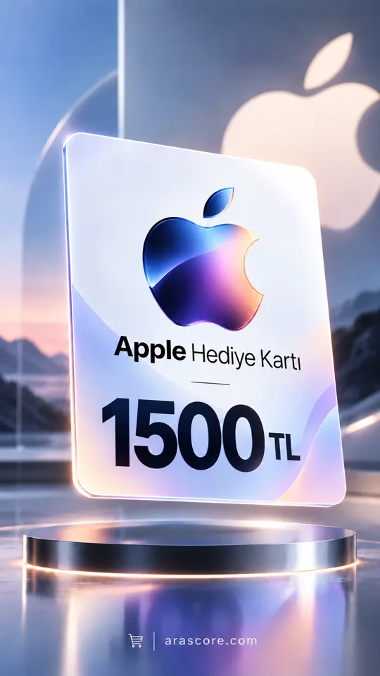 Apple Hediye Kartı 1500 TRY