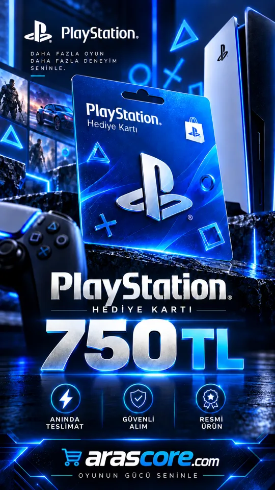 Playstation Gift Card Türkiye - 750 TRY