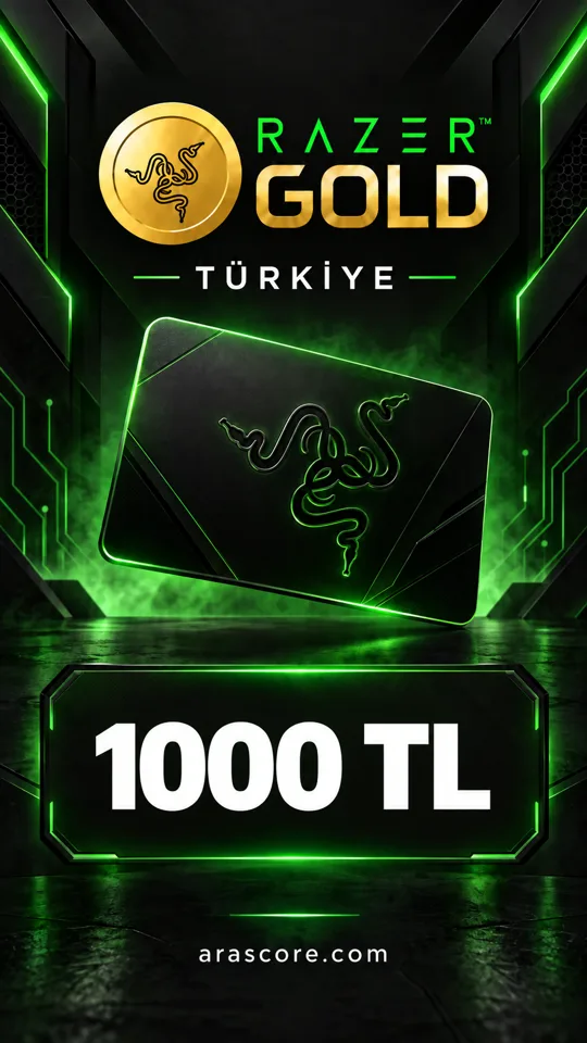 Razer Gold Türkiye - 1000 TRY