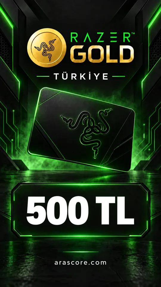 Razer Gold Türkiye - 500 TRY