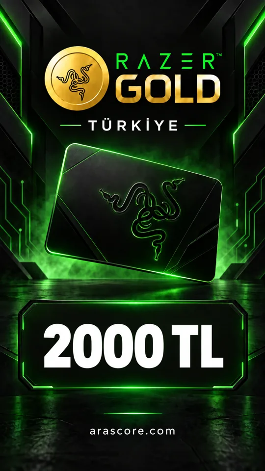 Razer Gold Türkiye - 2000 TRY