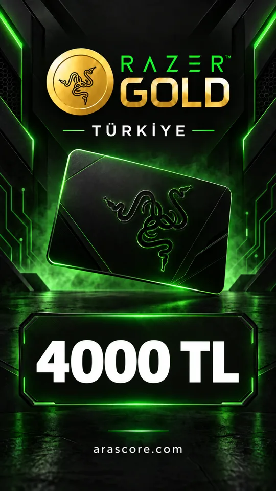 Razer Gold Türkiye - 4000 TRY