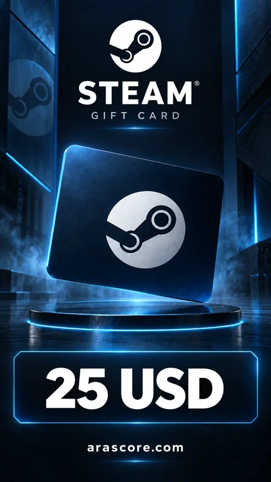 Steam Gift Card 25 USD