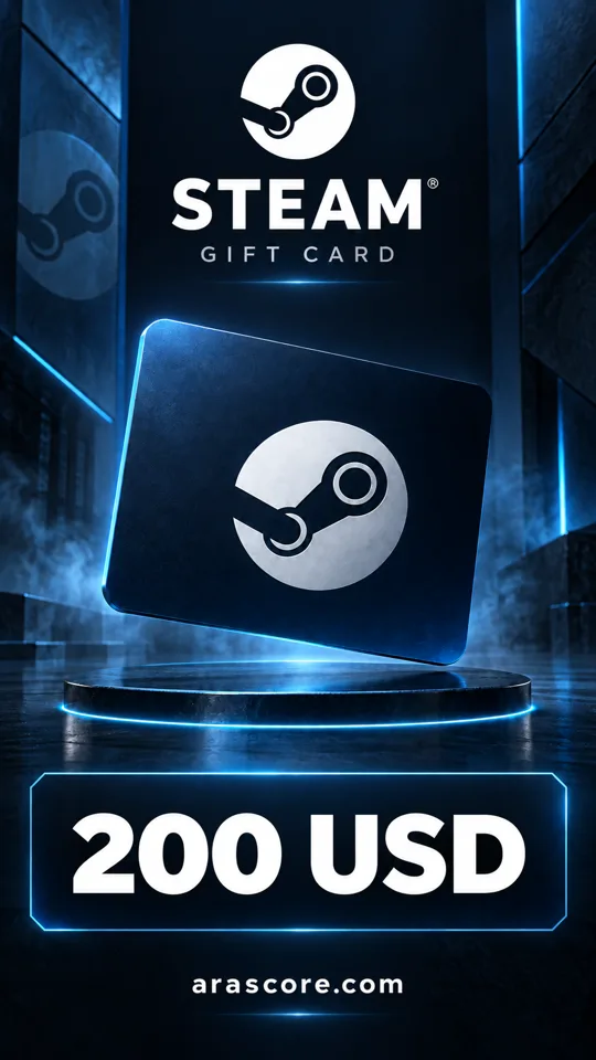 Steam Gift Card 200 USD