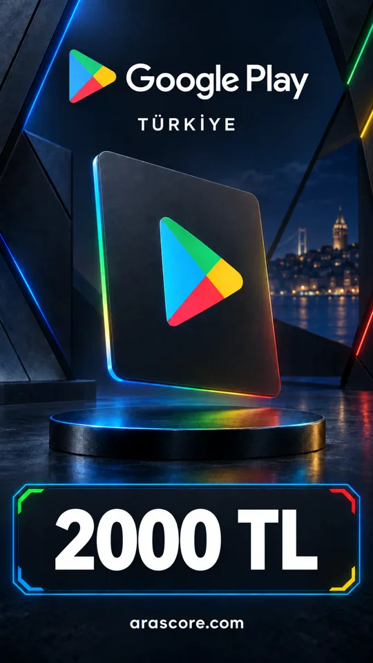 Google Play Türkiye - 2000 TRY