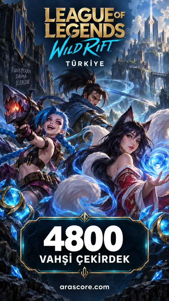 League of Legends Wild Rift - 4800 Vahşi Çekirdek