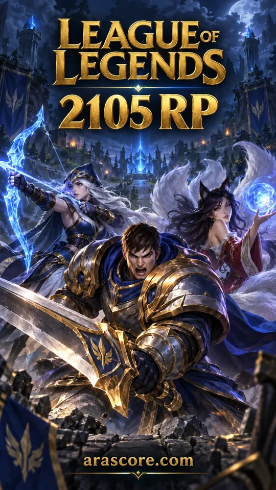 League of Legends 500 TRY - 2105 RP