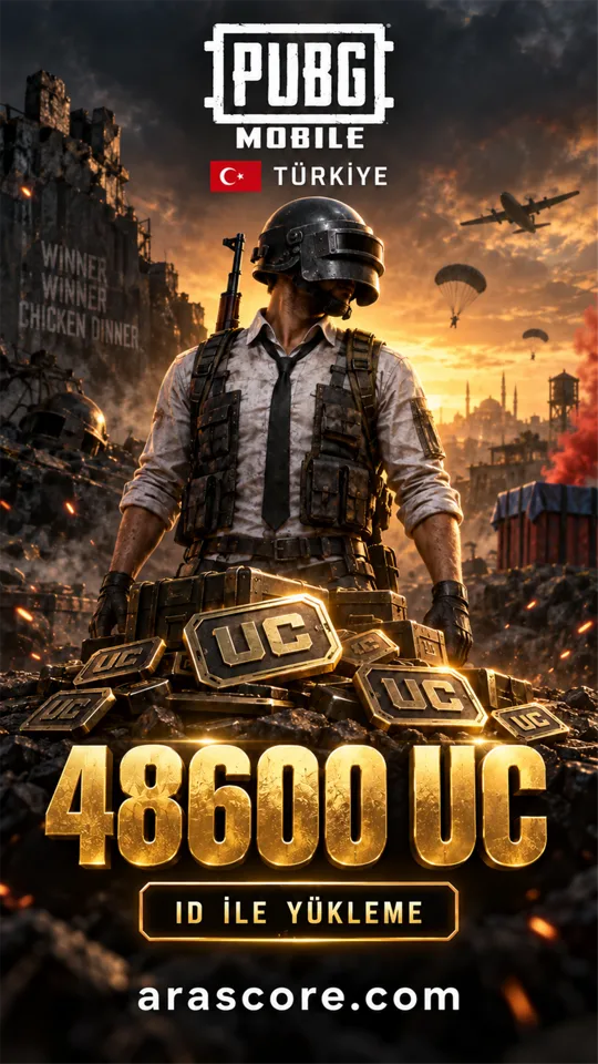 PUBG Mobile Türkiye - 48600 UC