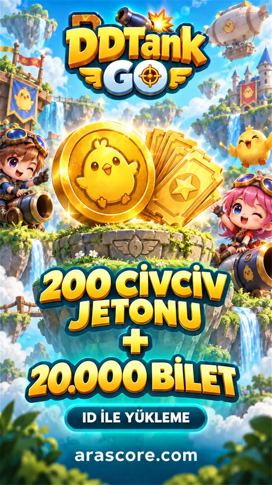 DDTank GO 200 Civciv Jetonu + 20.000 Bilet