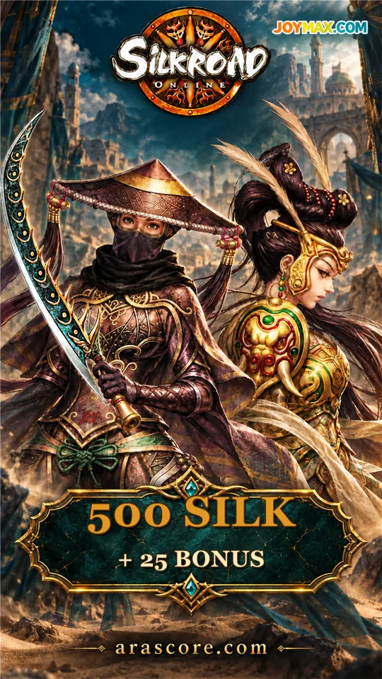 Silkroad 500 Silk + 25 Bonus