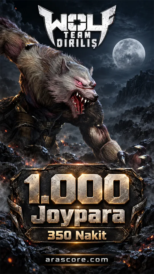 Wolfteam 350 Nakit - 1.000 Joypara
