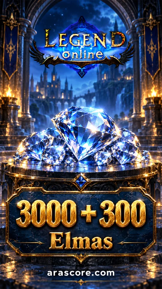Legend Online 3000 + 300 Elmas