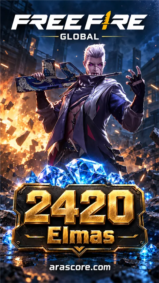 Free Fire Global 2420 Elmas
