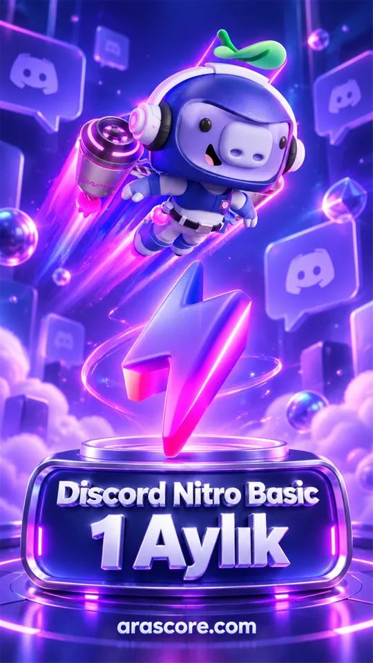  Discord Nitro Basic 1 Aylık