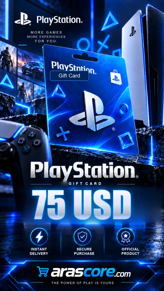 Playstation Gift Card 75 USD