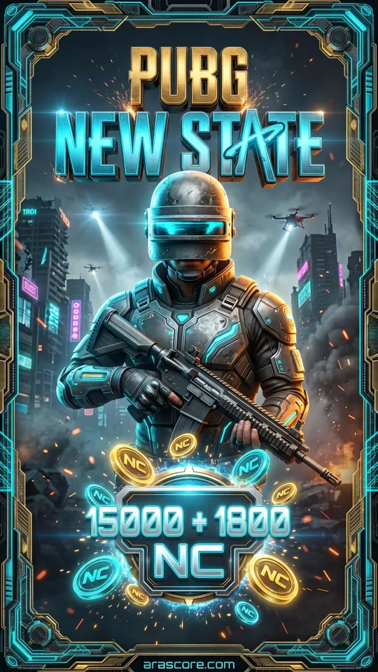 Pubg New State 15000 + 1800 NC