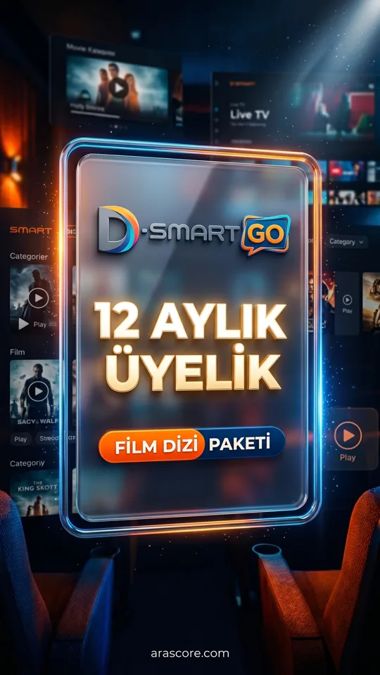 D-Smart GO Üyelik (Film Dizi Paket) 12 AY